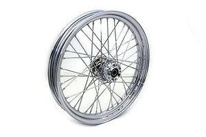 Chrome front 23" x 3.00 wheel assembly, for FXDWG 2009-UP without ABS