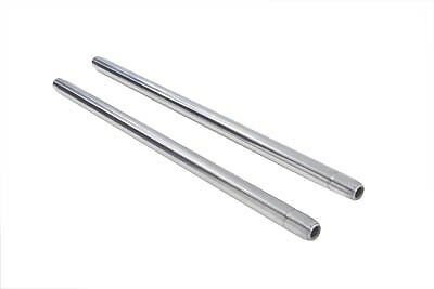 Hard chrome fork tubes are Showa type w stock length of 23-1/4