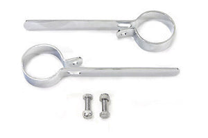 P style 2" exhaust clamp set incl. bolts. 6" long straps allow universal Fitment