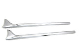 M8 Straight Fishtail Exhaust Extension Set Chrome