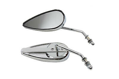 TEARDROP MIRROR SET,CHROME