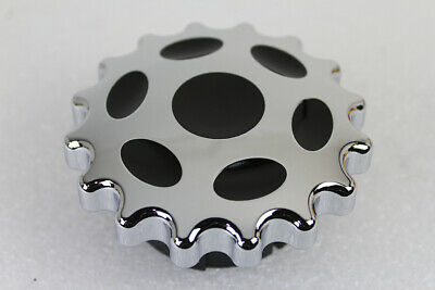 Sprocket Gas Cap Non-Vented Chrome