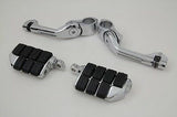 Highway bar kit includes 1-1/4" clamps, adjustable brackets and cats paw footpeg