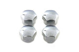 Chrome Rocker Shaft End Plug Set, Fits Harley Ironhead Sportster XL 1957-1970