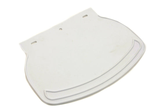 Mud Flap Rubber White Plain