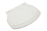 Mud Flap Rubber White Plain