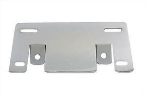 Chrome slant style license plate frame support bracket Fits FLT 1997-UP