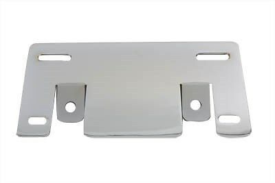 Chrome slant style license plate frame support bracket Fits FLT 1997-UP