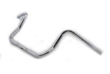 Chrome 1-1/4" round ape style 12" Bagger Ape Style Handlebar for FLT 2008-UP