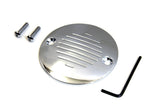 Grooved Ignition System Cover 2-Hole Chrome