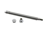 Chrome Flush Mount Front Axle includes end caps, Fits FLT 1984-1999