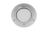 Chrome 3-Hole C-Thru Derby Cover