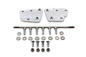 2" chrome footboard & foot control extension kit incl. chrome adapters,2000-'06