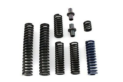 Heavy duty seat post spring set includes a full set of 7 springs and 2 spacers