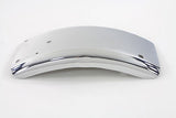 Chrome curved Fender extension replaces stock plastic @ Softail FX/FLST 1986-99