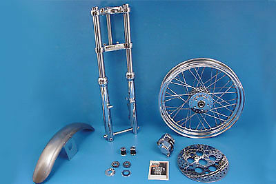 39mm Chrome Fork Assembly w 19