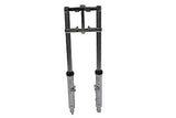 Fork Assembly with Chrome Sliders 4" Over Stock FITS: FXST 1984-1999