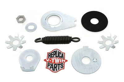 Zinc foot clutch friction kit with parkerized springs