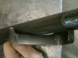 Weld-On Right side caliper frame mount bracket for left side drive motorcycles