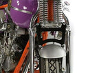 Spring Fork Fender Kit, includes 6" wide front fender shell and bracket