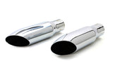 Chrome Mini Exhaust Tip Set