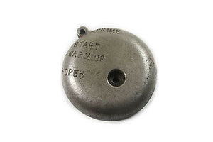 LINKERT CARBURETOR COVER, SILVER PATINA