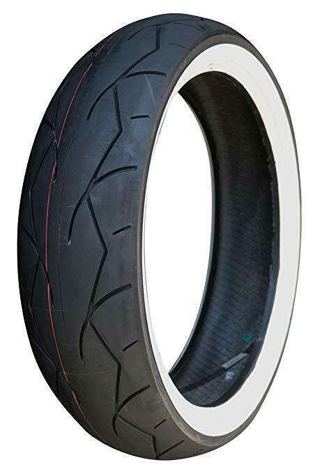Vee Rubber VRM302 White Wall Rear Tire 150/60HB18 WW REAR BIAS