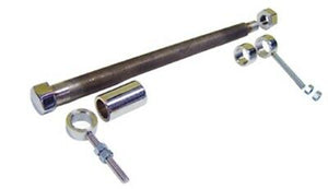 Chrome Plated REAR AXLE KIT FOR WIDE TIRE FRAME, 15-11/16" length
