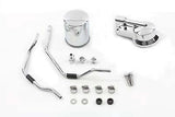 Oil filter kit w chrome housing & Hard lines & Fittings, Fits FXST/FLST 1992-99