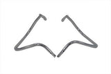 Chrome Rear Engine Bar Set replaces OEM No: 49137-67B for FL 1968-1984