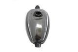 Chopper Peanut Gas Tank, 2.0 gallons fits 1-1/2" frame tubing, 1/4" NPT Petcock