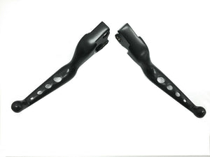 Black Drilled Hand Lever Set