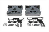 Chrome Rocker Box Set, Fits Harley Twin Cam FXST, FXD, FLT 1999-UP