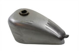 Universal Fit Tab Mount Chopper Peanut Gas Tank, 2.5 gallons, 3/8" NPT Petcock