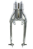 28" Spring Fork Assembly Chrome