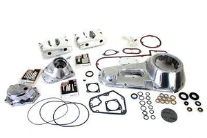 Polished Engine Dress Up Kit Fits: FL 1970-1984