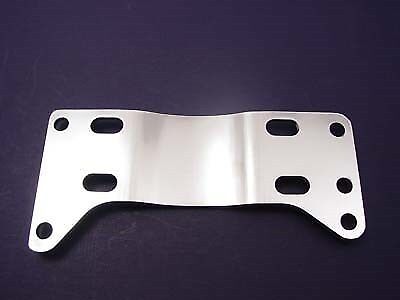 Chromed Steel Transmission Mounting Plate, Fits 5-Speed FXST Softail 1986-1999