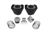 Black 1200 Sportster Cylinder & Piston Conversion Kit for 2004-UP w 10:1 piston