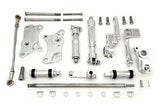 Polished billet forward control set Fits XL Sportster 2004-2013 883/1200