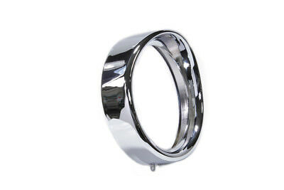FRENCHED HEADLAMP TRIM RING, CHROME,