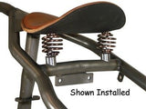 Chrome Plated Bolt-On Solo Seat Spring Stantions - Chopper Frame