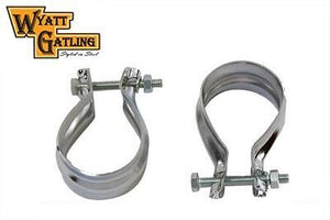 Stainless Steel Muffler End Clamp Set replaces OEM No: 65722-85B @ 2-3/8" Pipes