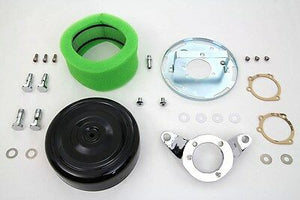 Air cleaner kit for carburetor models includes black cover & bracket w Breather