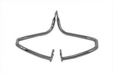 Chrome Rear Engine Bar Set replaces OEM No: 49137-67B for FL 1968-1984