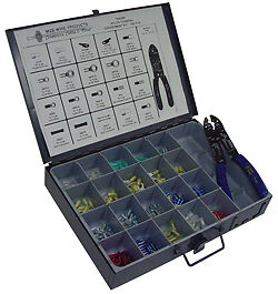 HARDWARE ELECTRICAL TERMINAL 430 piece KIT, CUSTOM WIRING,Includes Crimping Tool