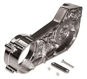 built-in 1" offset Chrome INNER PRIMARY COVER @ WIDE TIRE 1990-93 SOFTAIL