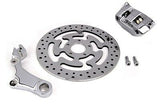 Chrome Rear 4 Piston Caliper and 11-1/2" Disc Kit fits Harley FLT 2008-UP