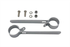 P style 1-1/2" exhaust clamp set incl. bolts, 6" long straps allow universal Fit