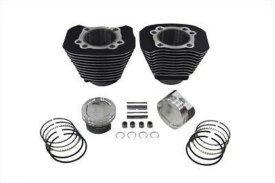 Black 1200 Sportster Cylinder & Piston Conversion Kit for 2004-UP w 10:1 piston