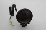 LED round Black tail lamp/light, red lens includes 2 bolt adjustable base mount